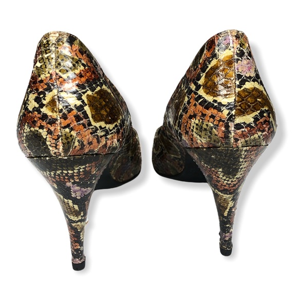 Stuart Weiztman for Mr Seymour Snake Heels Womens Size 8.5 - Picture 3 of 14